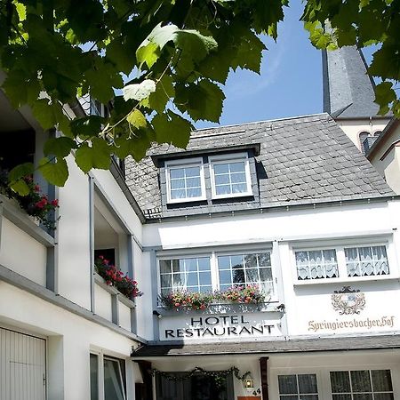Hotel Springiersbacher-Hof Kröv Exterior foto